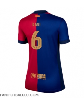 Barcelona Paez Gavi #6 Tricou Fotbal Replică 2024-25 Femei Acasa